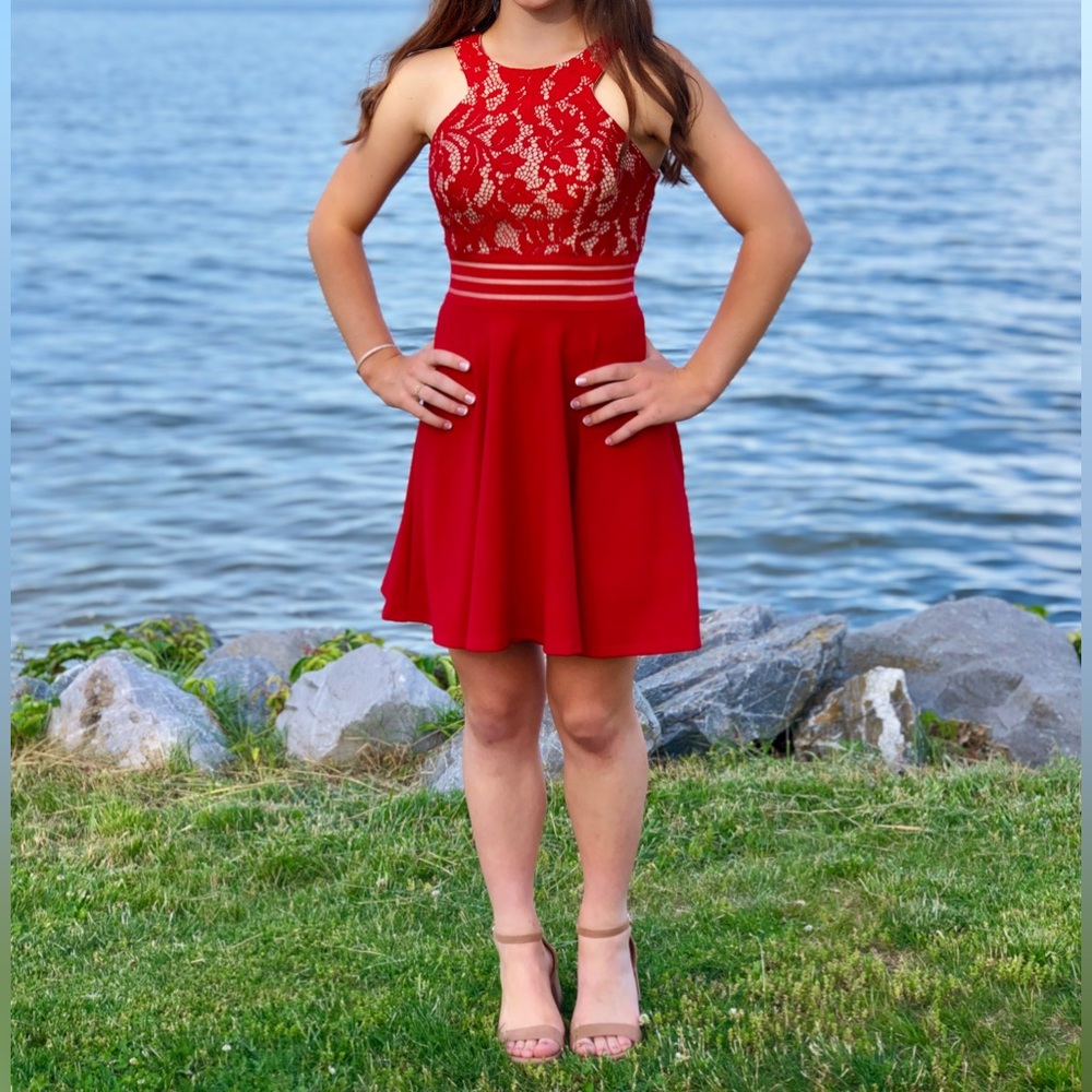 Speechless Teen Girl’s/Juniors size 1 Red Dress Worn once